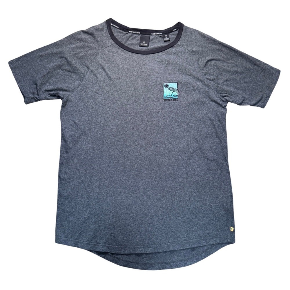 Scotch & Soda Gray Short Sleeve Tee